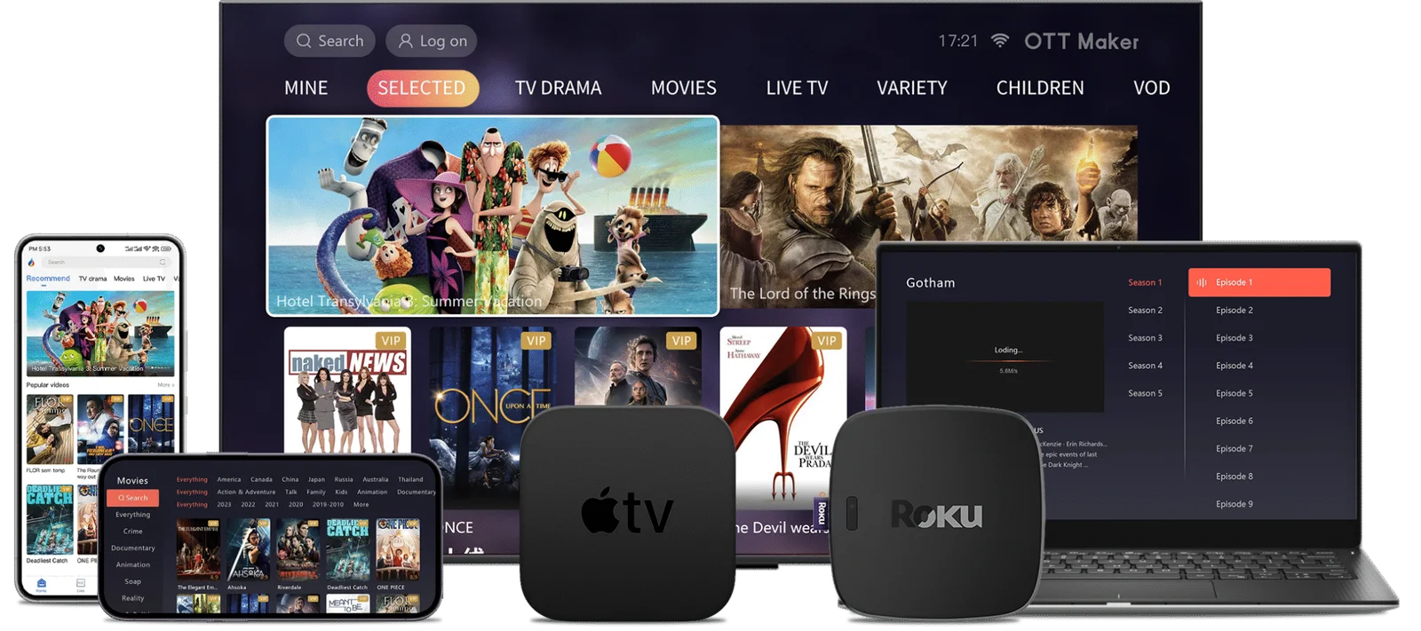 Iceland Live TV IPTV á heimaskjá